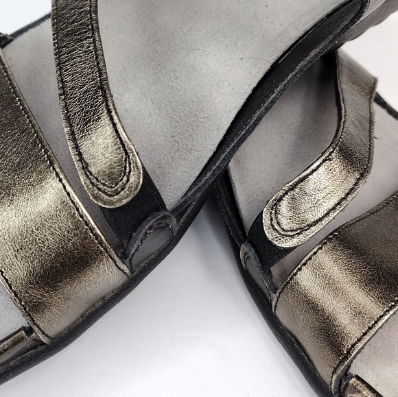 Naot Etera Gold Leather Women's Open Toe Casual Walking Strappy Sandals - Picture 9 of 12